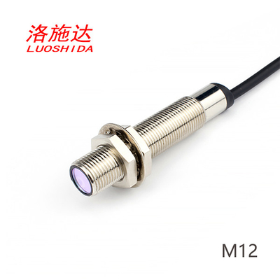 M12近さスイッチ拡散レーザーの近接センサースイッチ300mmは調節可能なレーザーの測定を遠のける