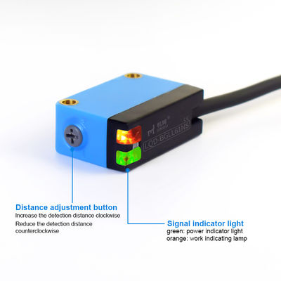 NPN PNP 30-100mm 光電スイッチ IP65 DC10-30V 4線 BGLL61NS レーザー光電光学センサー NCNマシン用